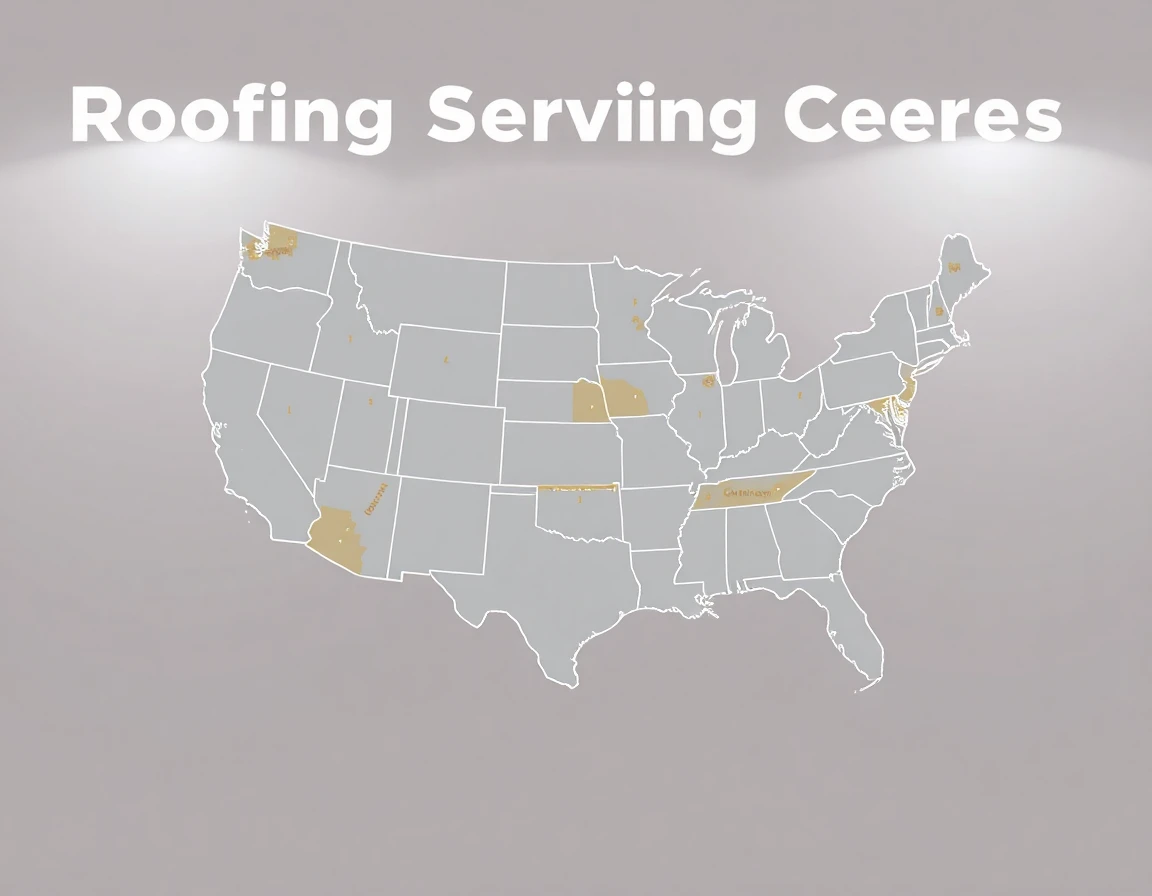 Roofing Service Areas Map