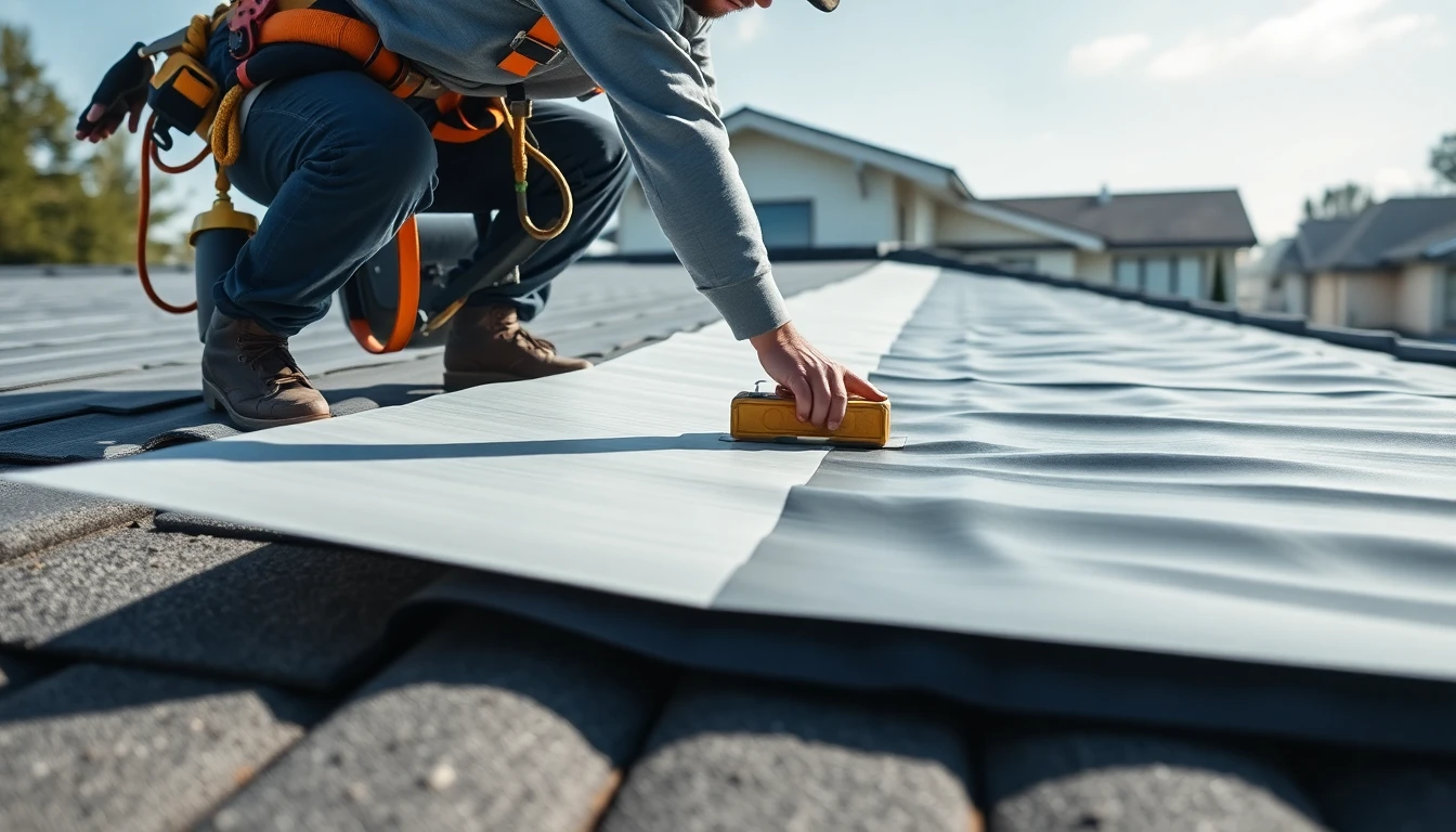 Roofing System Underlayment Installation